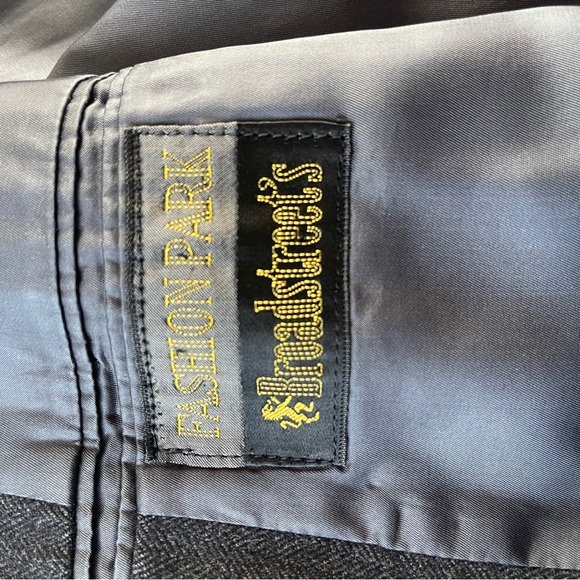 Fashion Park Hand Tailored Luxury Black Overcoat size L - Picture 5 of 11